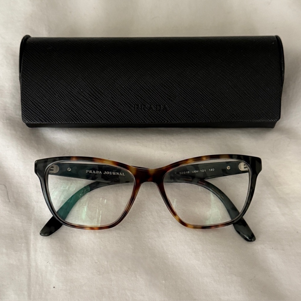 Prada Journal Tortoise Shell Eyeglasses